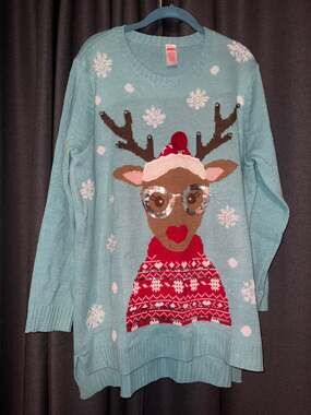 Ugly Christmas Sweater Xmas Size 2X